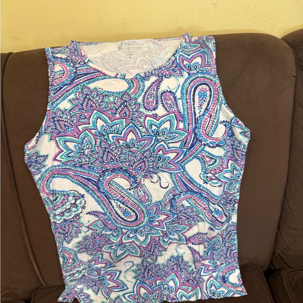 Coolibar Multicolor Paisley Top UPF 50